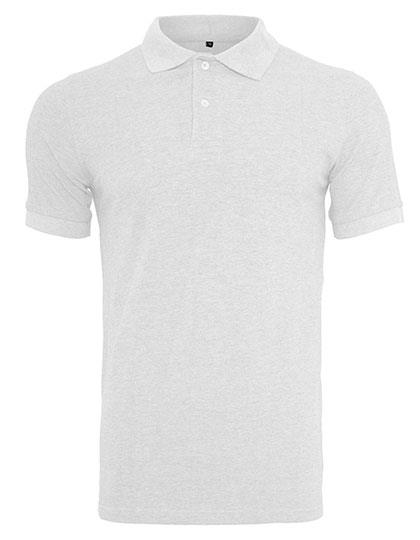 Build Your Brand Polo Piqué Shirt bedrukken - Afbeelding 2