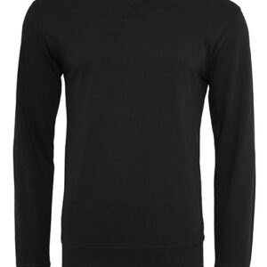 Build Your Brand Light Crew Sweatshirt bedrukken
