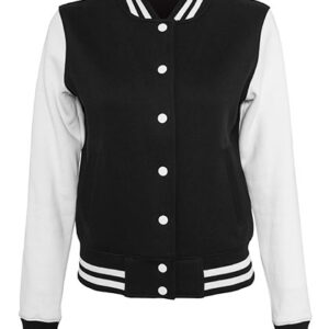 Build Your Brand Ladies´ Sweat College Jacket bedrukken