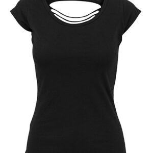 Build Your Brand Ladies´ Back Cut Tee bedrukken