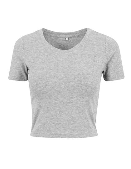 Build Your Brand Ladies´ Cropped Tee bedrukken - Afbeelding 2