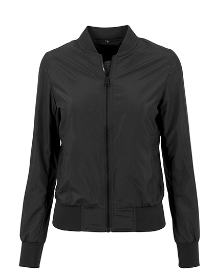 Build Your Brand Ladies´ Nylon Bomber Jacket bedrukken