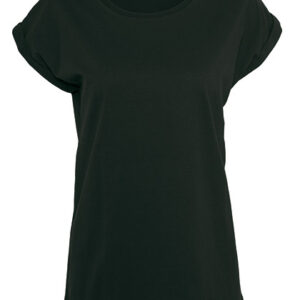 Build Your Brand Ladies´ Organic Extended Shoulder Tee bedrukken