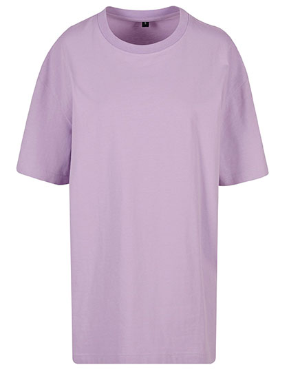 Build Your Brand Ladies´ Oversized Boyfriend Tee bedrukken - Afbeelding 2