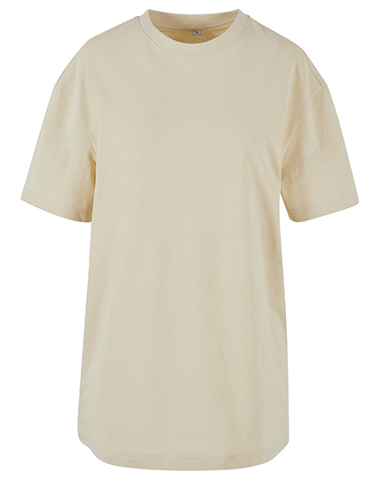 Build Your Brand Ladies´ Oversized Boyfriend Tee bedrukken - Afbeelding 3