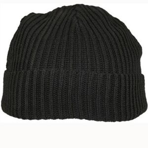 Build Your Brand Recycled Yarn Fisherman Beanie bedrukken