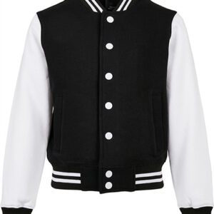 Build Your Brand Kids´ Organic Sweat College Jacket bedrukken