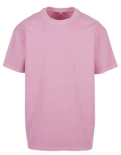 Build Your Brand Acid Washed Heavy Oversize Tee bedrukken - Afbeelding 2
