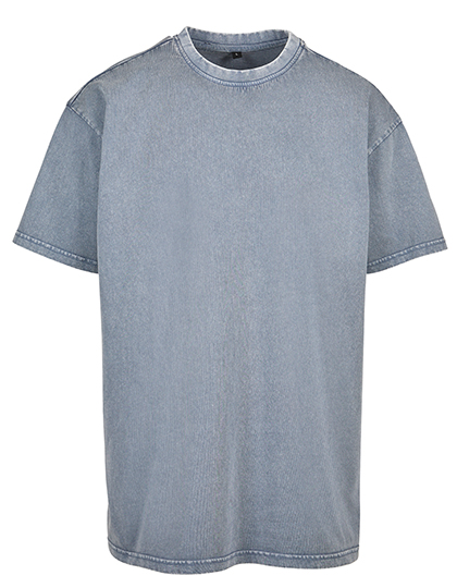 Build Your Brand Acid Washed Heavy Oversize Tee bedrukken - Afbeelding 4
