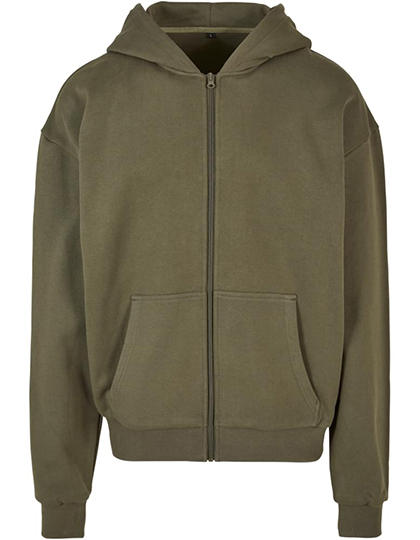 Build Your Brand Ultra Heavy Zip Hoody bedrukken - Afbeelding 2