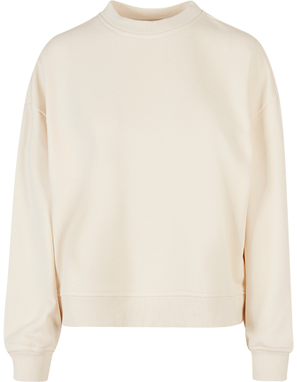 Build Your Brand Ladies Oversized Crewneck Sweatshirt bedrukken - Afbeelding 4