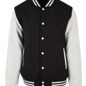 Build Your Brand Oldschool College Jacket bedrukken