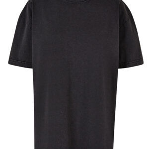 Build Your Brand Ladies Oversized Acid Wash Tee bedrukken