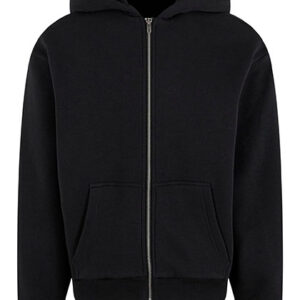 Build Your Brand Fluffy Zip Hoody bedrukken