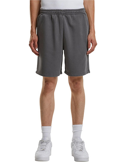 Build Your Brand Vintage Heavy Sweatshorts bedrukken - Afbeelding 3