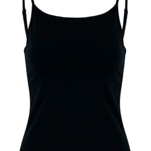Build Your Brand Ladies Stretch Jersey Short Slim Top bedrukken