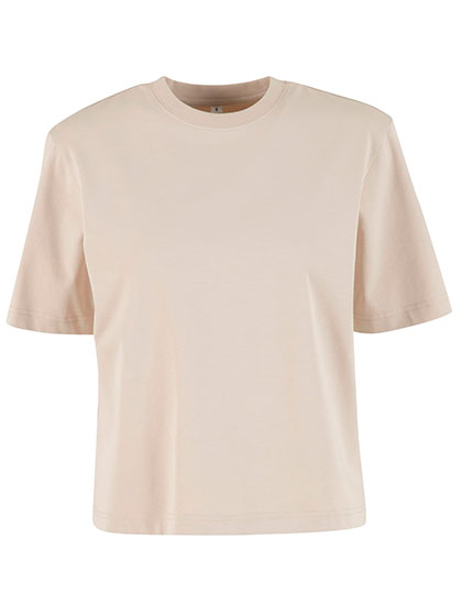 Build Your Brand Sorona® Ladies Regular Boxy Tee bedrukken - Afbeelding 4