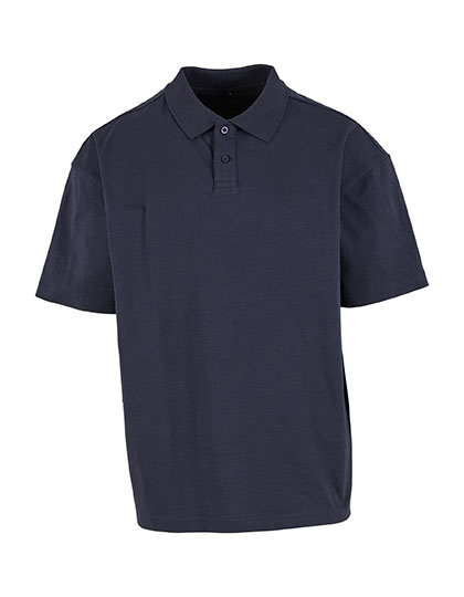 Build Your Brand Oversized Polo Shirt bedrukken - Afbeelding 2