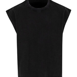 Build Your Brand Vintage Cropped Heavy Sleeveless Tee bedrukken
