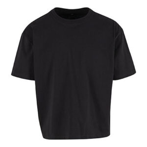 Build Your Brand Cropped Oversized Tee bedrukken