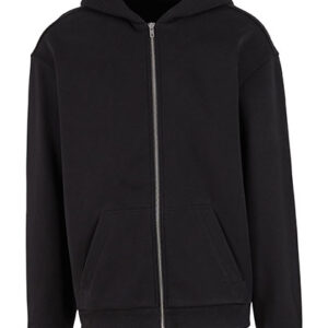 Build Your Brand Loose Fit Zip Hoody bedrukken