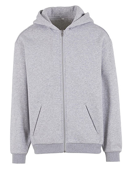 Build Your Brand Loose Fit Zip Hoody bedrukken - Afbeelding 3