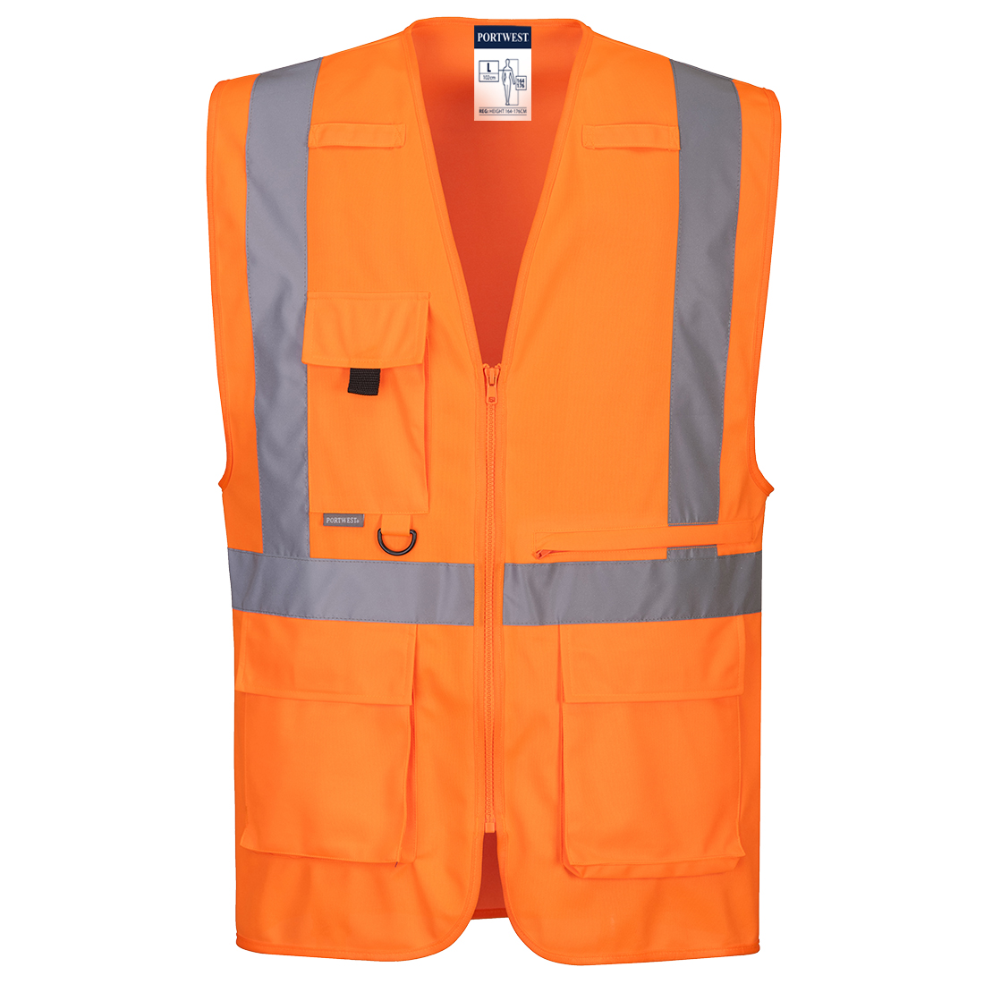 Portwest Hi-Vis Executive Vest met Tablet zak bedrukken