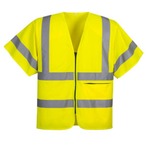 Portwest Vest met Rits en Halve Mouwen bedrukken