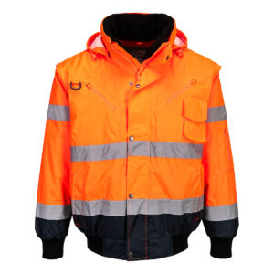 Portwest Hi-Vis 3-in-1 Contrast Bomberjack bedrukken