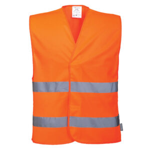 Portwest Hi-Vis Two Band Vest bedrukken