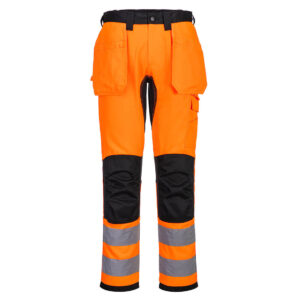 Portwest WX2 Eco Hi-Vis broek met Holsterzakken (regular) bedrukken
