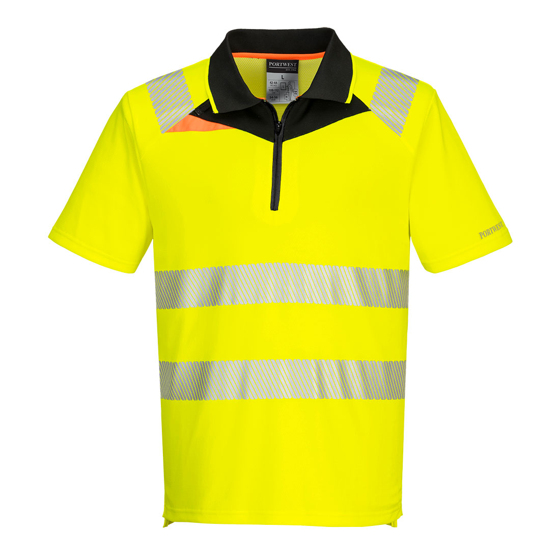 Portwest DX4 Hi-Vis polo K/M bedrukken - Afbeelding 2