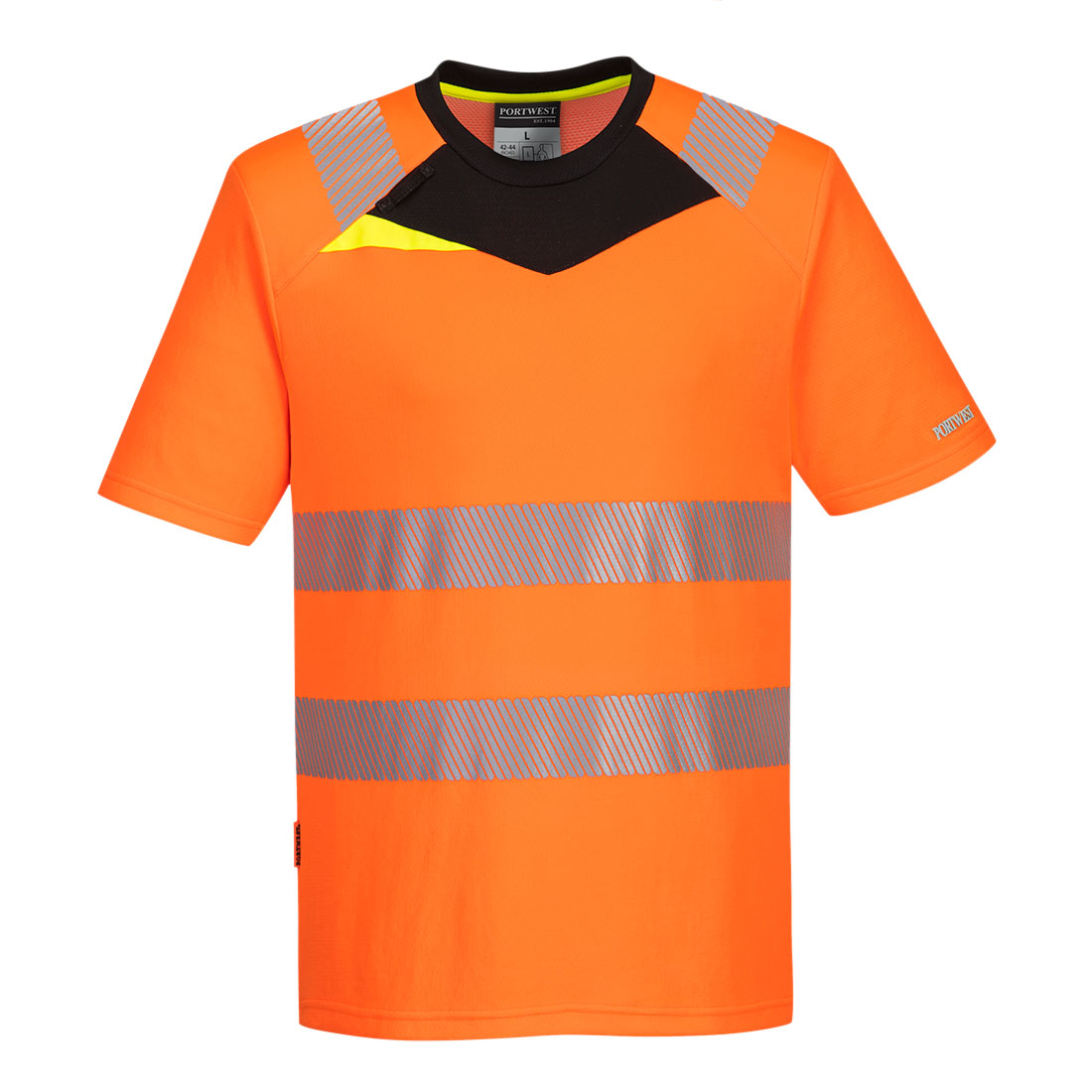 Portwest DX4 Hi-Vis T-shirt K/M bedrukken