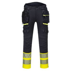Portwest DX4 Hi-Vis afneembare holsterzak klasse 1 broek (regular) bedrukken