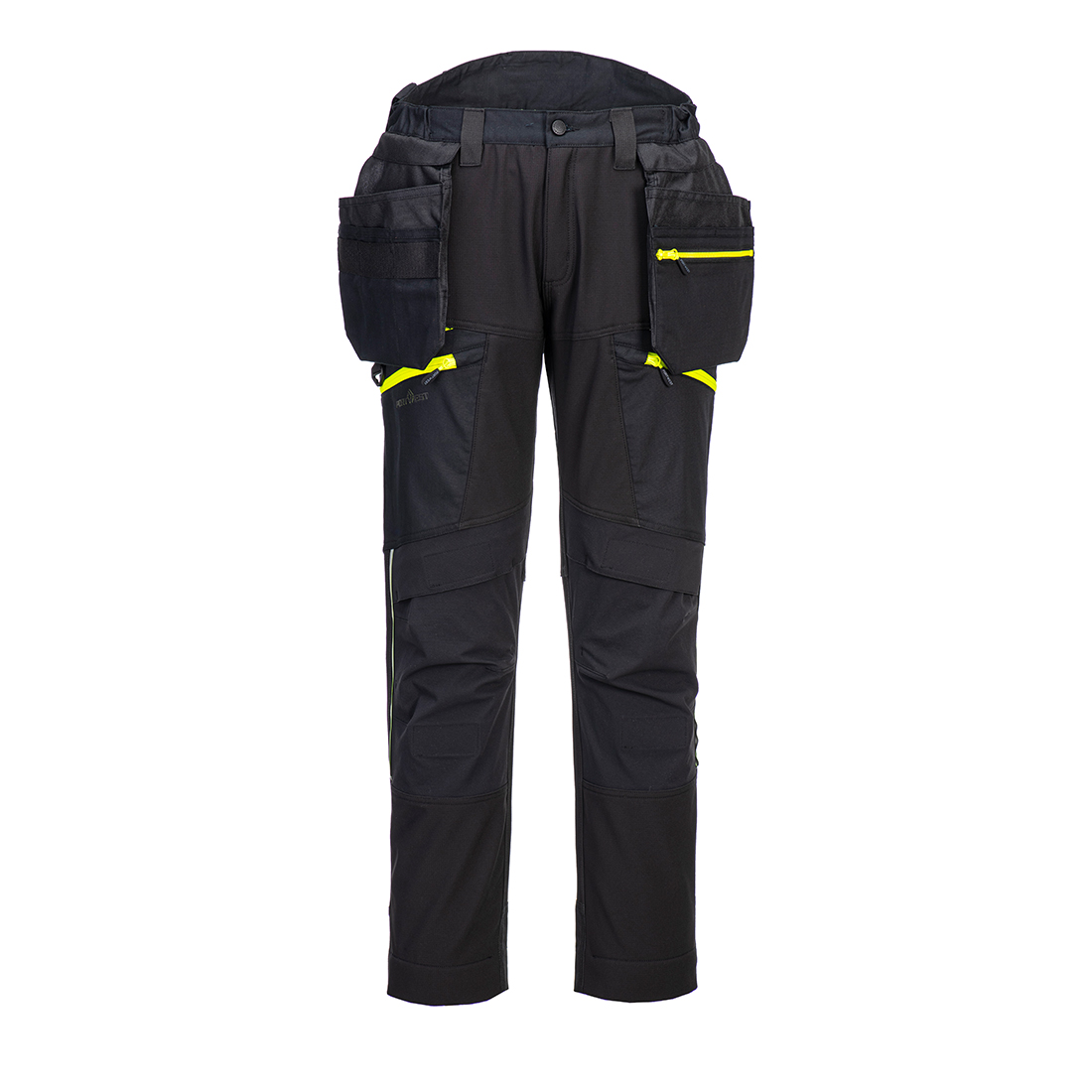 Portwest DX4 Softshell Broek met afneembare holsterzakken (regular) bedrukken