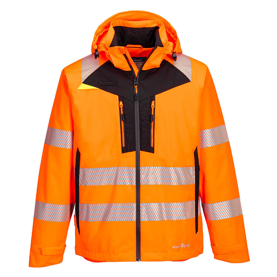 Portwest DX4 Hi-Vis Regenjack bedrukken