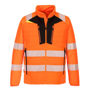 Portwest DX4 Hi-Vis Hybride Baffle Jack bedrukken