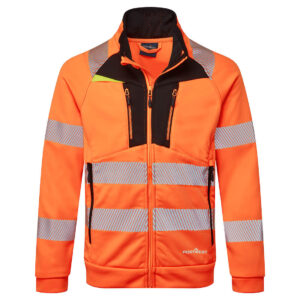 Portwest DX4 Hi-Vis Sweatshirt met rits bedrukken