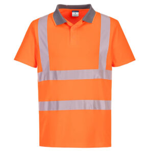 Portwest Eco Hi-Vis L/S Polo (6 stuks) bedrukken