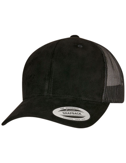 FlexFit Suede Leather Trucker Cap bedrukken