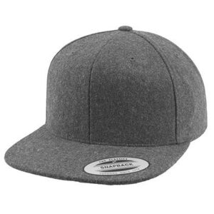 FlexFit Melton Wool Snapback Cap bedrukken