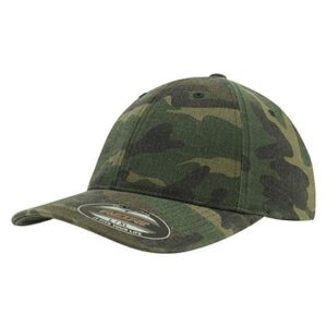 FlexFit Flexfit Garmet Washed Camo Cap bedrukken