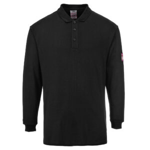 Portwest Vlamvertragende Modaflame Antistatische lange mouw Polo Shirt bedrukken