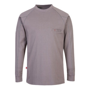 Portwest FR antistatisch Shirt met ronde hals bedrukken