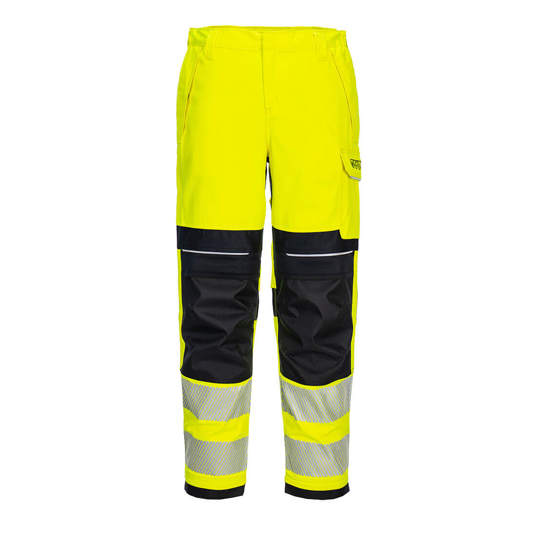 Portwest PW3 Vlamvertragende Modaflame Hi-Vis dames werkbroek (regular) bedrukken