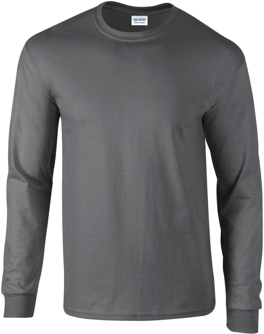 Gildan Ultra Cotton Classic Fit Adult Long Sleeve T-Shirt bedrukken - Afbeelding 4