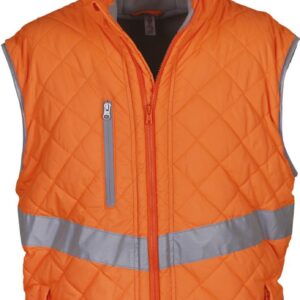 YOKO Kensington - Hi-Vis hooded gilet bedrukken