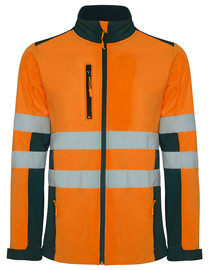 Roly Antares Hi-Viz Softshell Jacket bedrukken - Afbeelding 3