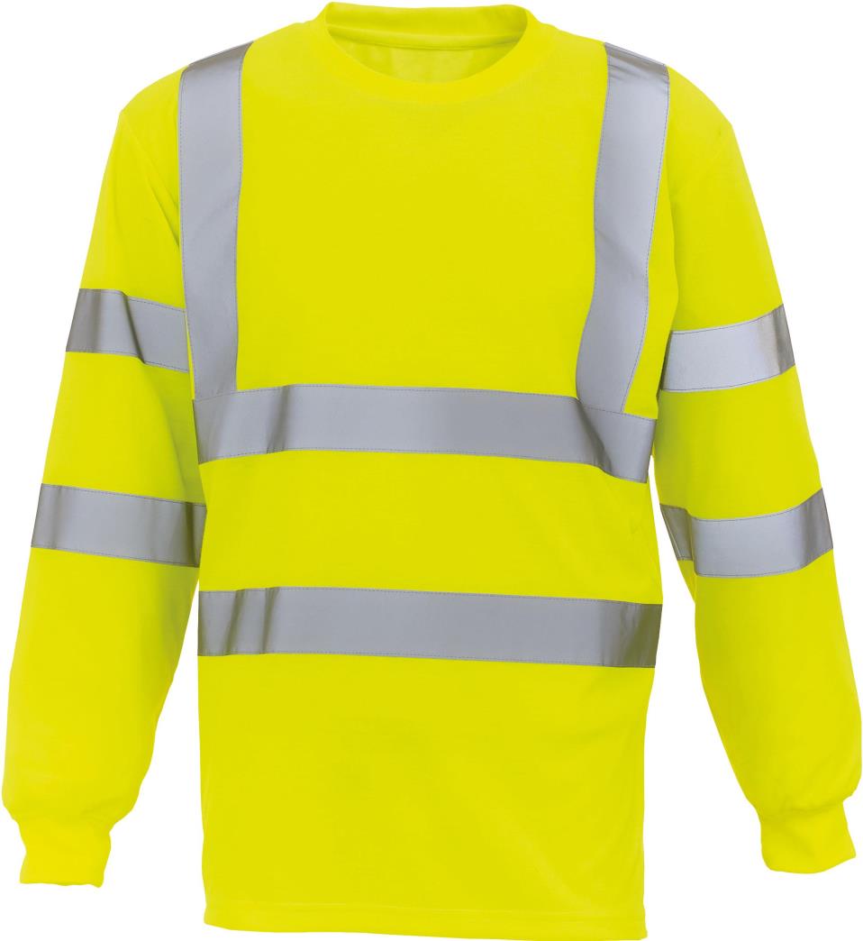 YOKO Hi-Vis long-sleeved T-shirt bedrukken - Afbeelding 2