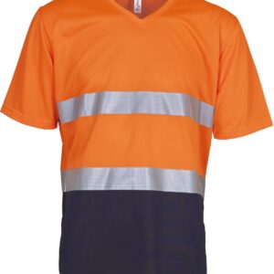 YOKO Top Cool - Hi-Vis T-shirt V-hals bedrukken